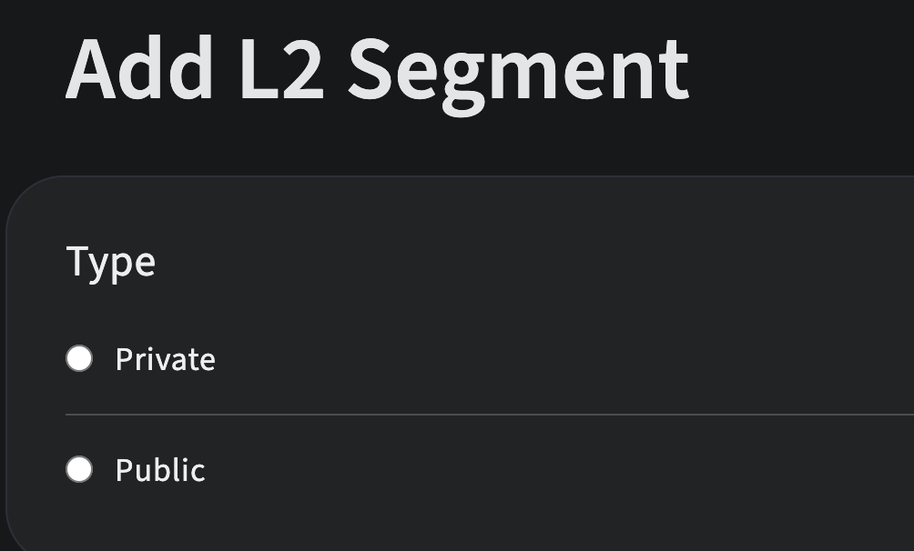 L2 Segments