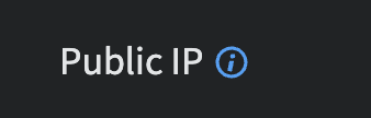 Public IP